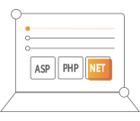 支持ASP、PHP、.Net等多種語(yǔ)言開(kāi)發(fā)