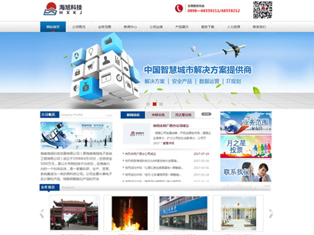 海南海旭科技發展有限公司網站建設
